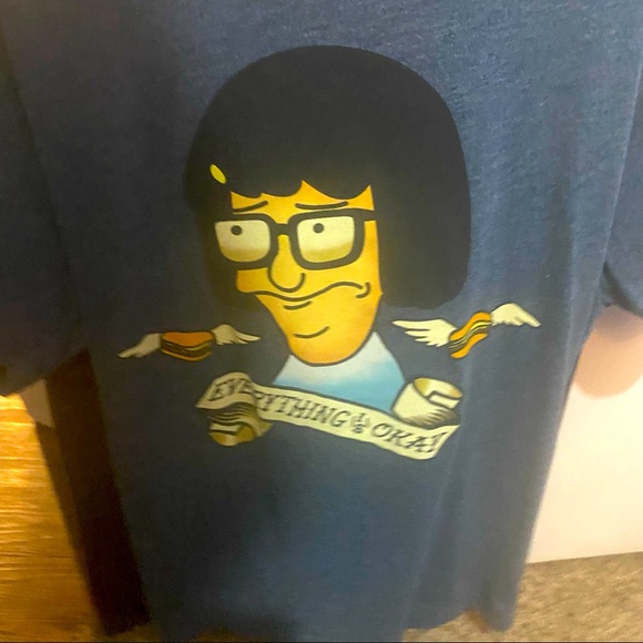 Bob's Burgers Tina Everything Is Okay Flash T-shirt T-Shir - Picture 2 of 6